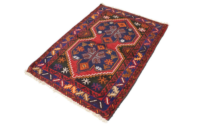 Belutsch Teppich 88x130cm - Orientteppich - rot