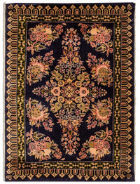 Keshan Teppich 70x98cm - Perserteppich - dunkelblau – product image
