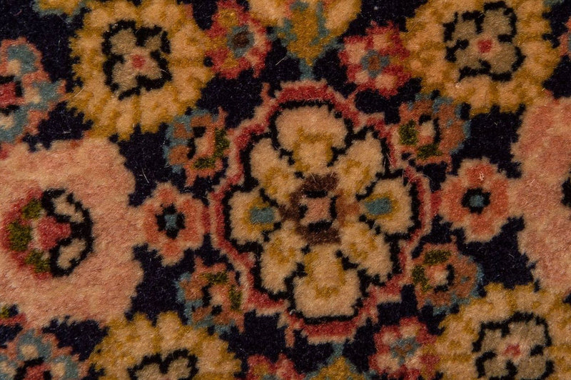 Keshan Teppich 70x98cm - Perserteppich - dunkelblau
