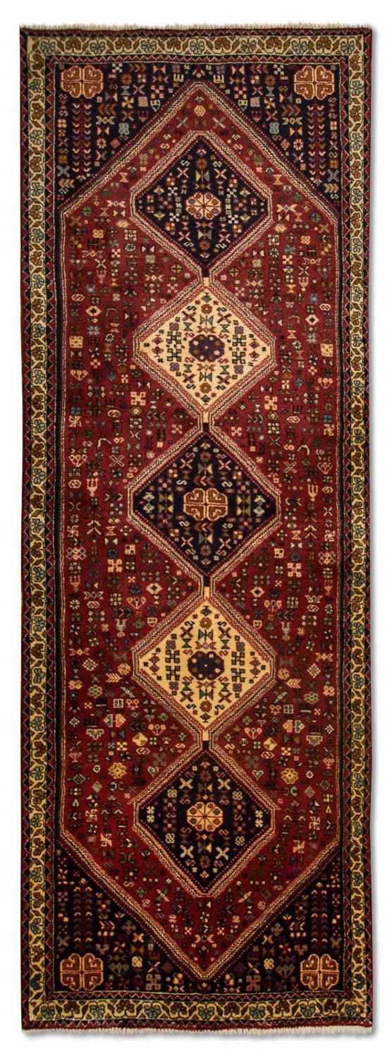 Abadeh Teppich 92x278cm - Perserteppich - rot