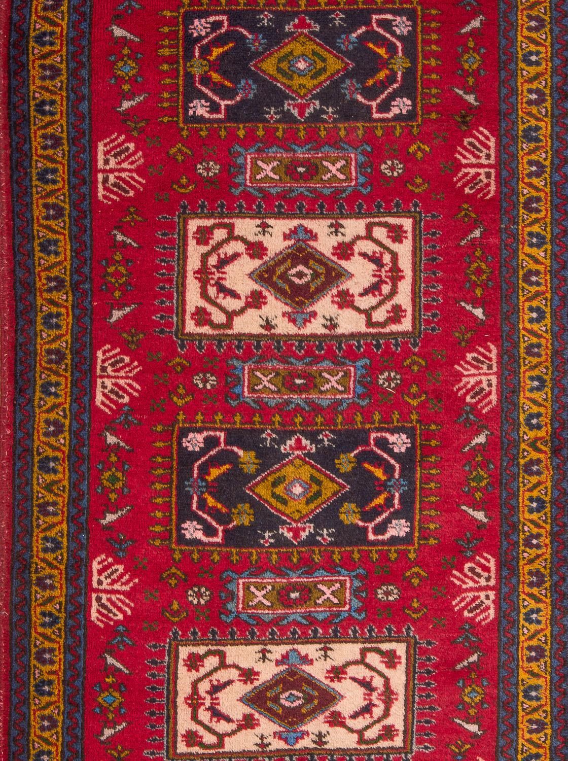 Ardebil Teppich 83x308cm - Perserteppich - rot