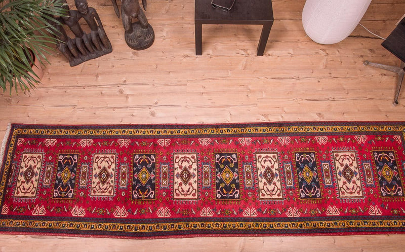 Ardebil Teppich 83x308cm - Perserteppich - rot