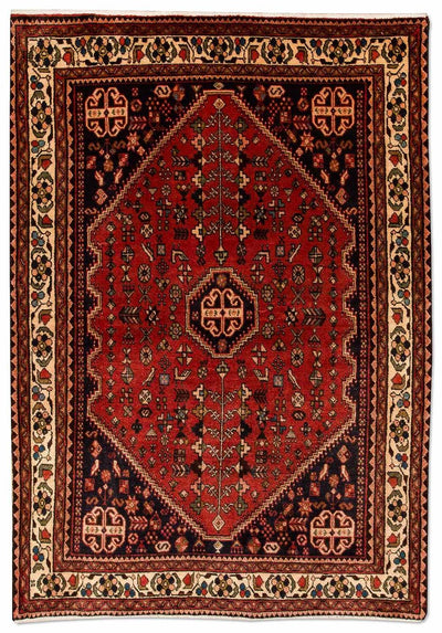 Abadeh Teppich 103x151cm - Perserteppich - rot