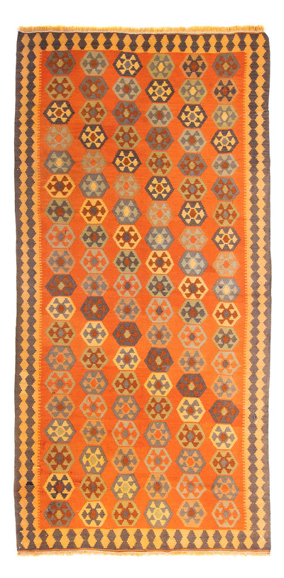 Kelim Teppich Old 140x290cm - mehrfarbig