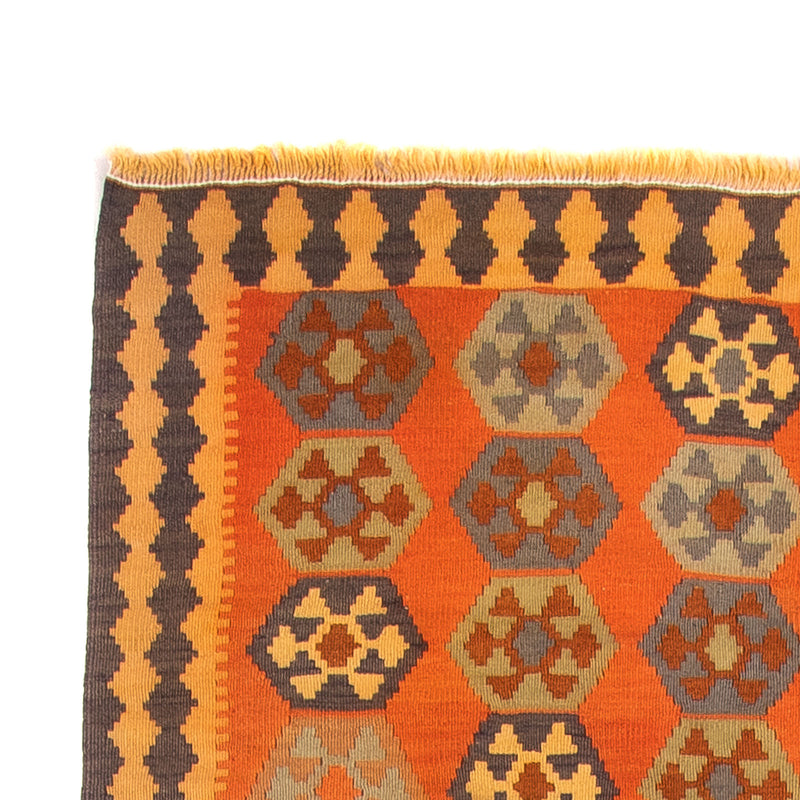 Kelim Teppich Old 140x290cm - mehrfarbig