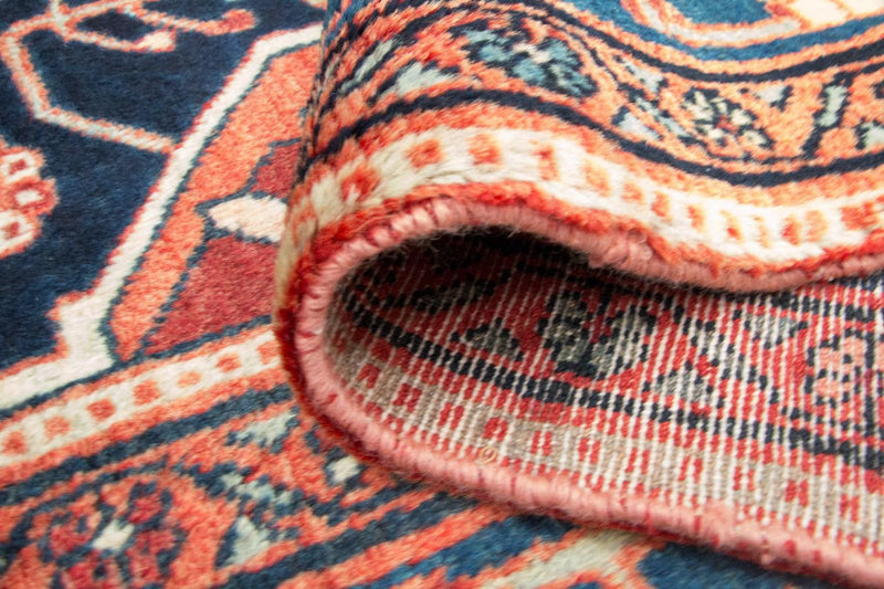 Nahavand Teppich 90x127cm - Perserteppich - mehrfarbig