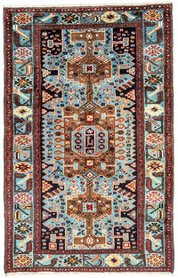 Nahavand Teppich 130x199cm - Perserteppich - blau – product image