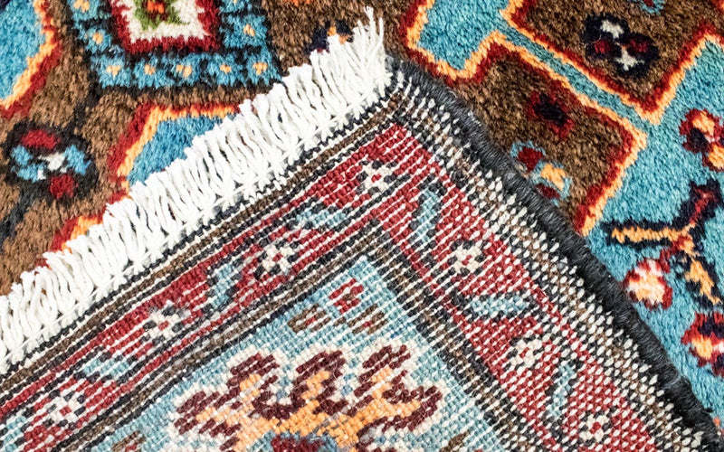 Nahavand Teppich 130x199cm - Perserteppich - blau