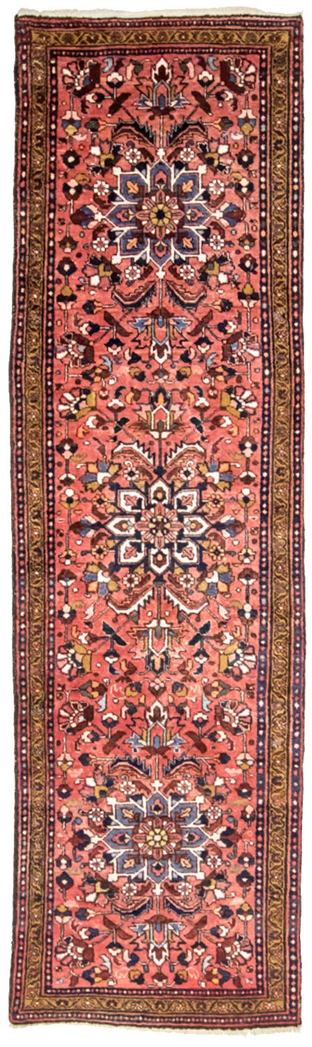 Heriz Teppich 103x360cm - Perserteppich - rost