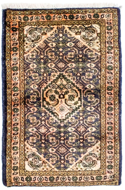 Ardebil Teppich 68x95cm - Perserteppich - blau