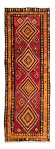 Kelim Teppich Old 125x320cm - mehrfarbig