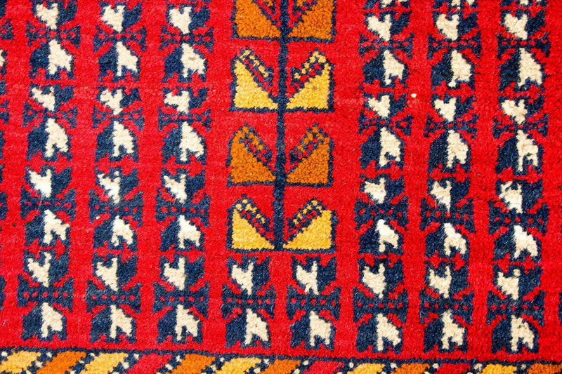 Belutsch Teppich 73x126cm - Orientteppich - rot