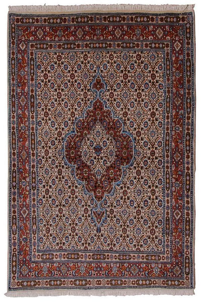Moud Teppich 94x141cm - Perserteppich - beige
