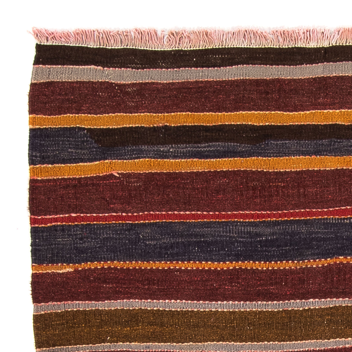 Kelim Teppich Old 135x155cm - mehrfarbig