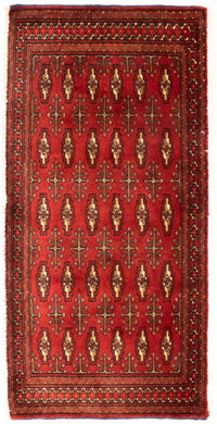 Turkaman Teppich 50x100cm - Orientteppich - rot – product image