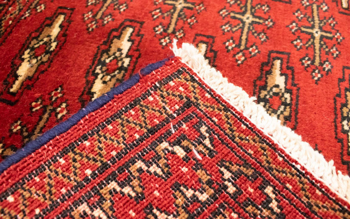 Turkaman Teppich 50x100cm - Orientteppich - rot