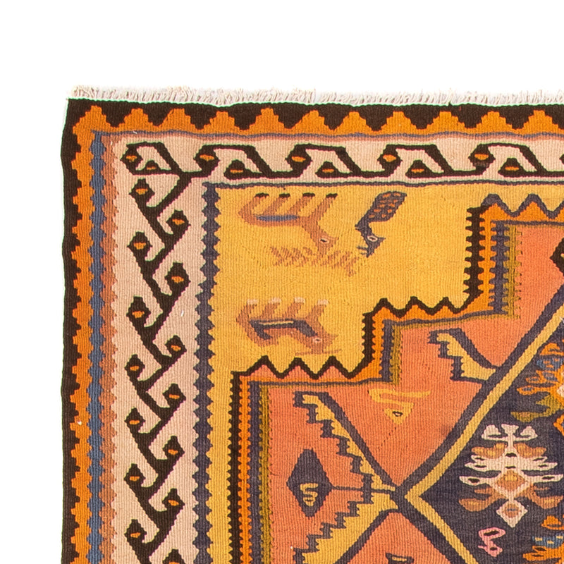 Kelim Teppich Old 147x280cm - mehrfarbig