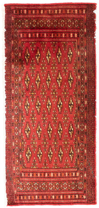 Turkaman Teppich 50x100cm - Orientteppich - rot – product image
