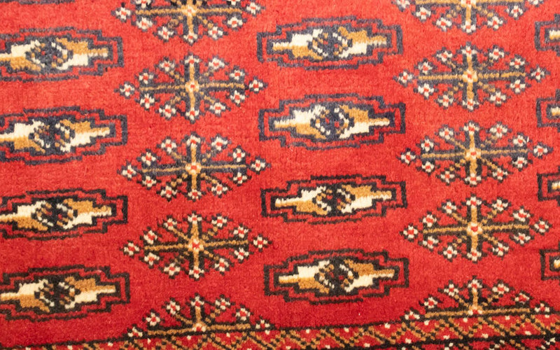 Turkaman Teppich 60x130cm - Orientteppich - rot