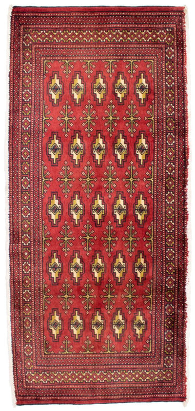 Turkaman Teppich 60x130cm - Orientteppich - rot