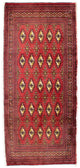 Turkaman Teppich 60x130cm - Orientteppich - rot