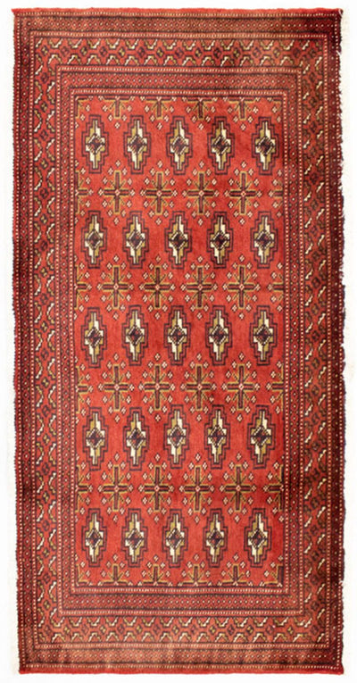 Turkaman Teppich 60x130cm - Orientteppich - rost