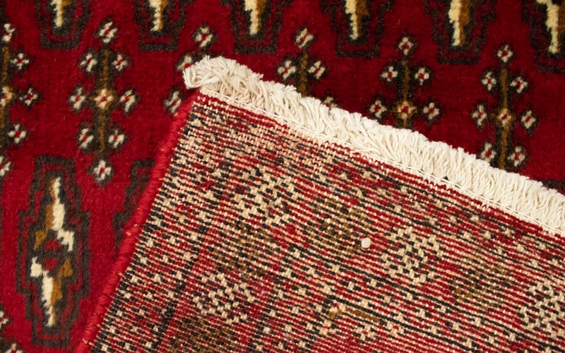 Turkaman Teppich 60x130cm - Orientteppich - rot