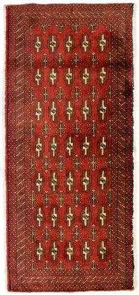 Turkaman Teppich 60x130cm - Orientteppich - rot – product image