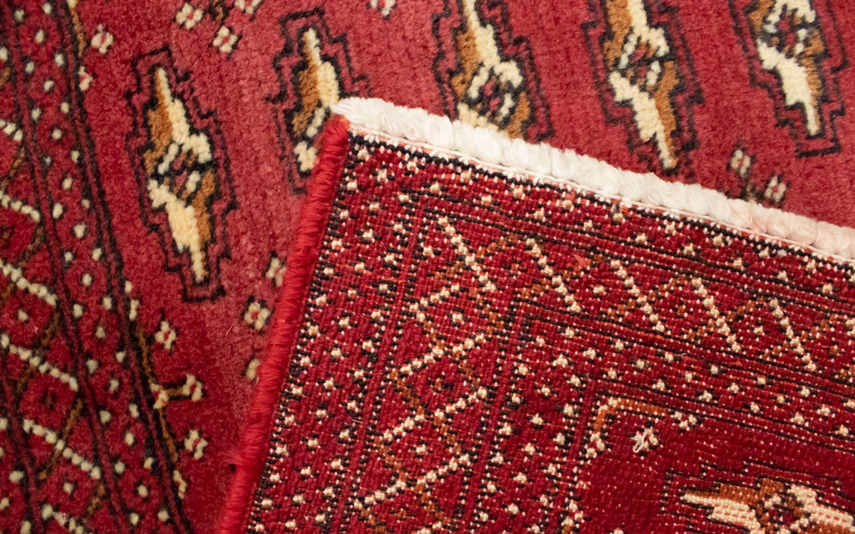 Turkaman Teppich 60x130cm - Orientteppich - rot