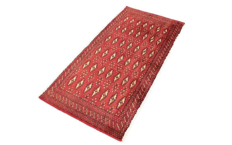 Turkaman Teppich 60x130cm - Orientteppich - rot