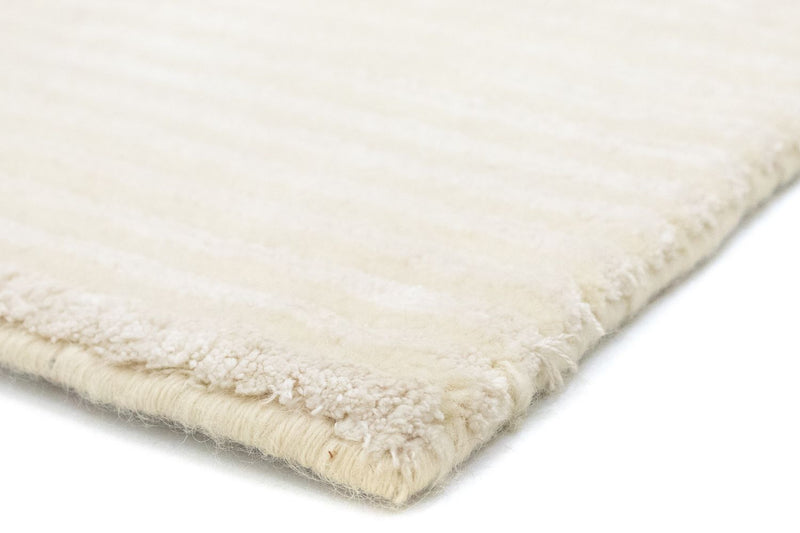 Nepal Teppich 121x178cm - Wollteppich - beige