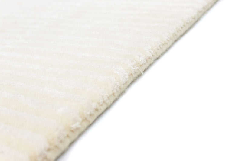 Nepal Teppich 121x178cm - Wollteppich - beige