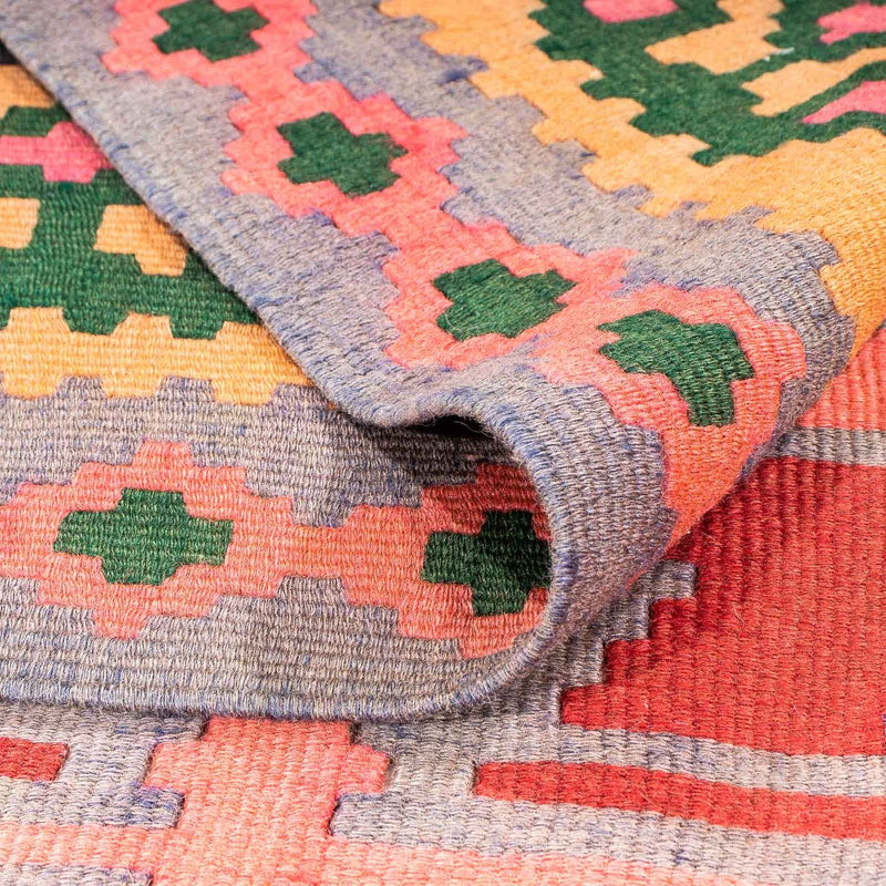 Kelim Teppich Old 150x340cm - mehrfarbig