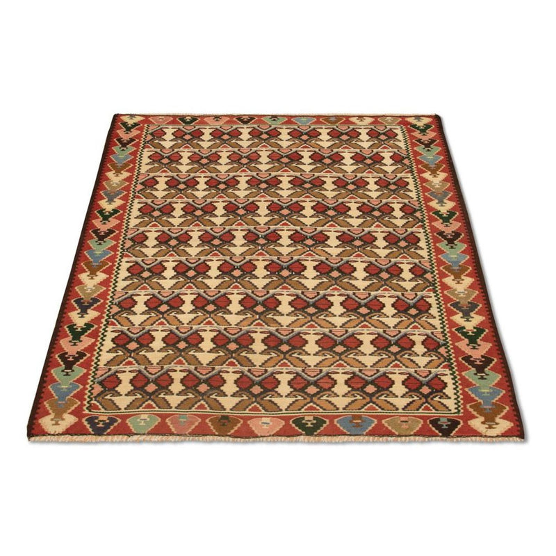 Kelim Teppich Old 119x143cm - beige