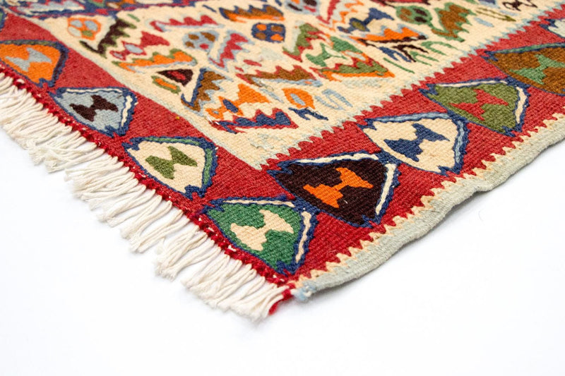 Kelim Teppich Old 119x153cm - blau