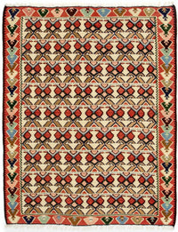 Kelim Fars Teppich 105x143cm - mehrfarbig – product image