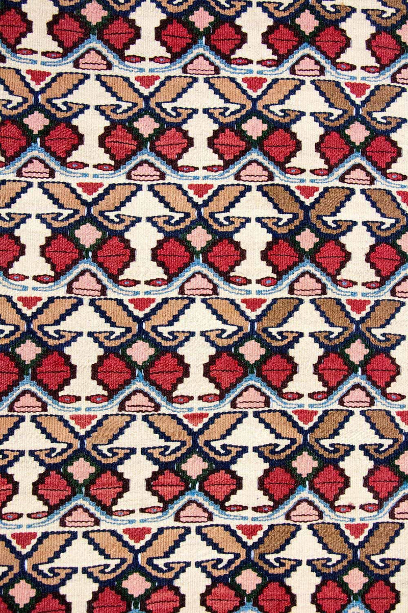 Kelim Fars Teppich 105x143cm - mehrfarbig