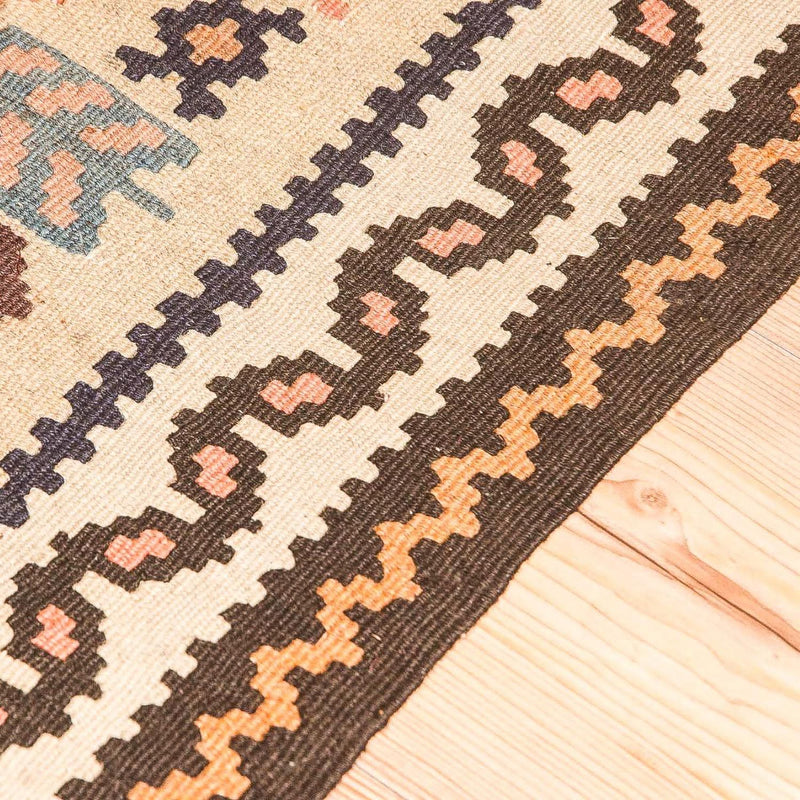 Kelim Teppich Old 108x195cm - beige
