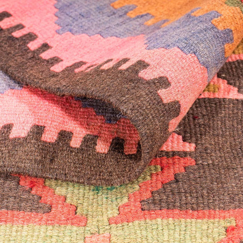 Kelim Teppich Old 155x330cm - mehrfarbig
