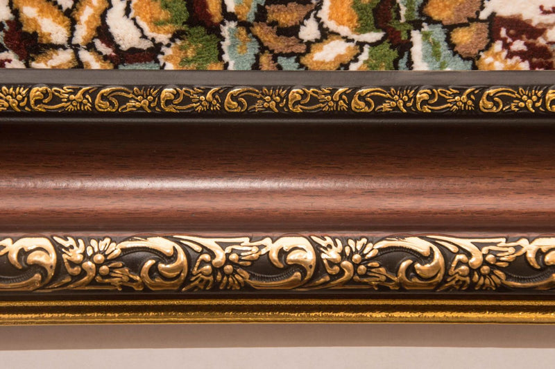 Bild-Teppich 82x111cm - Orientteppich - mehrfarbig