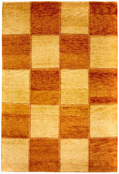 Gabbeh Teppich Indus 139x203cm - Wollteppich - mehrfarbig
