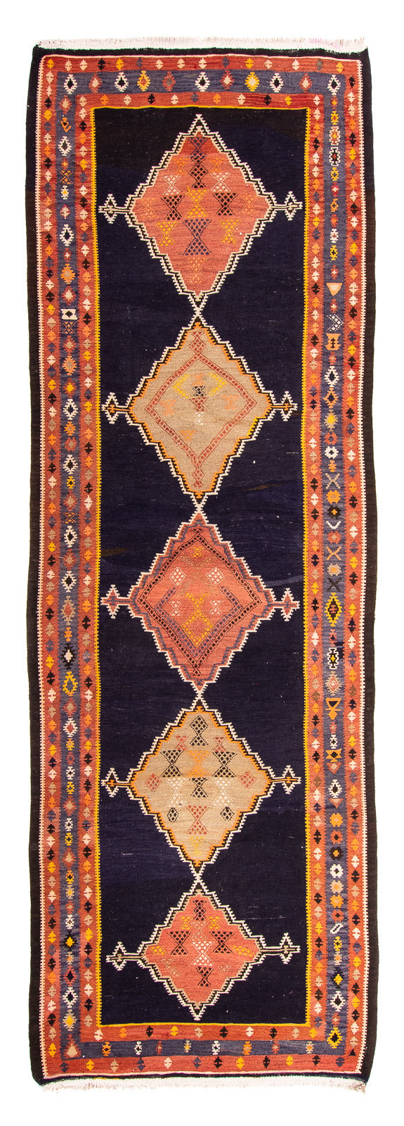 Kelim Teppich Old 120x330cm - mehrfarbig