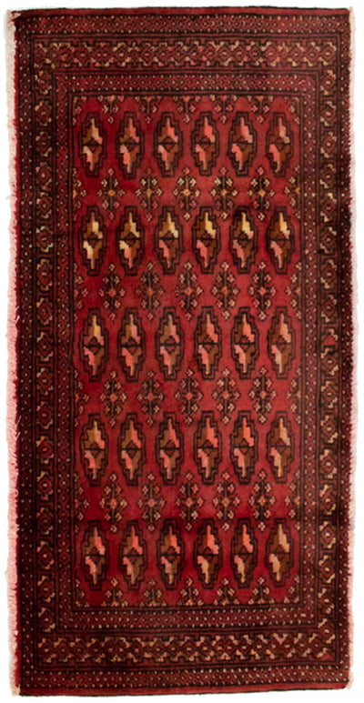Turkaman Teppich 60x130cm - Orientteppich - rot