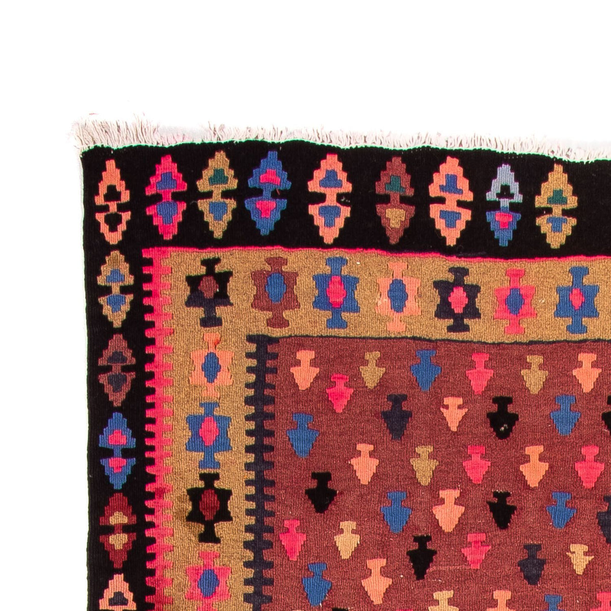 Kelim Teppich Old 145x330cm - mehrfarbig