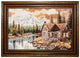 Bild-Teppich 61x85cm - Orientteppich - mehrfarbig