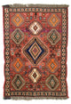 Ghashghai Teppich 100x144cm - Perserteppich - rot