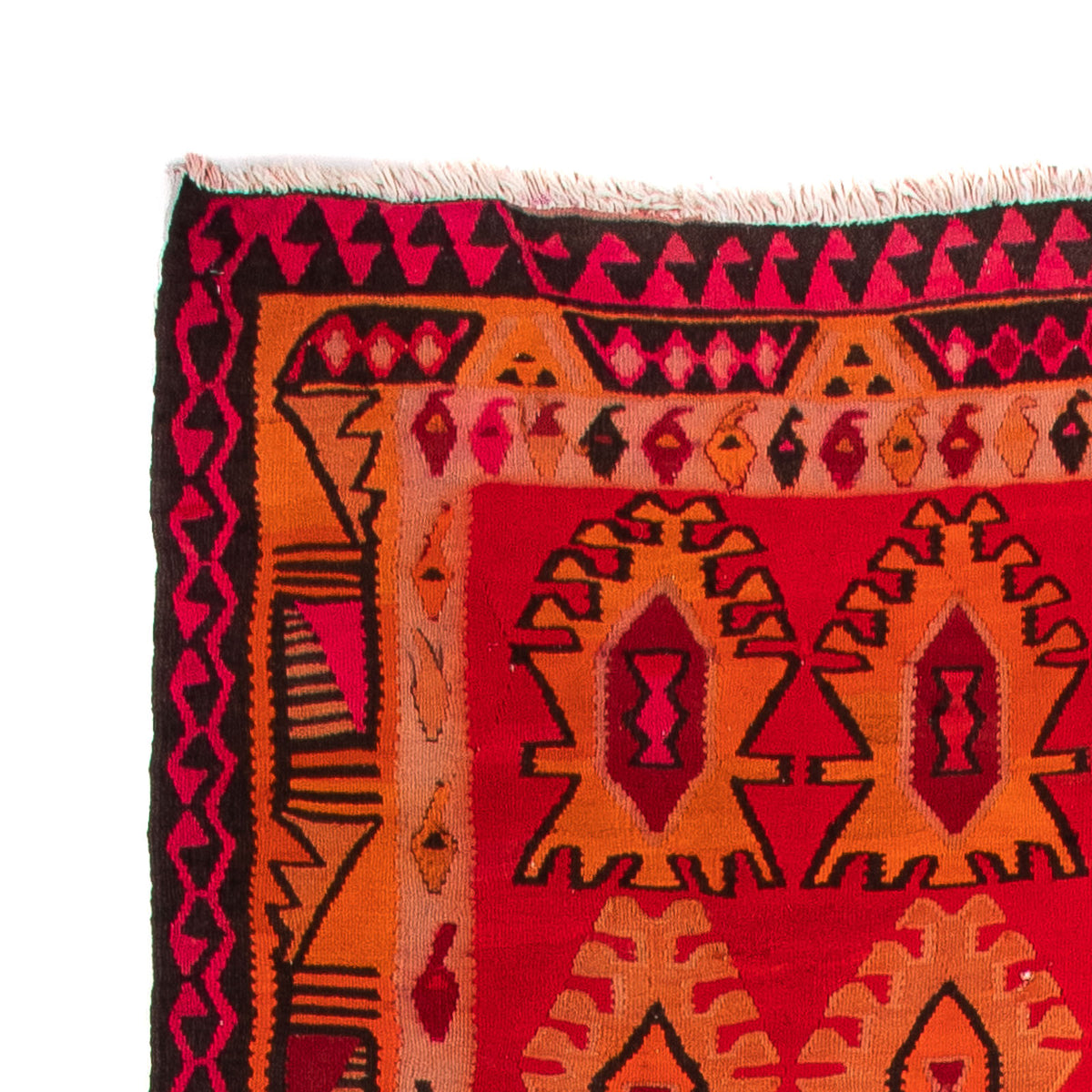 Kelim Teppich Old 155x395cm - mehrfarbig
