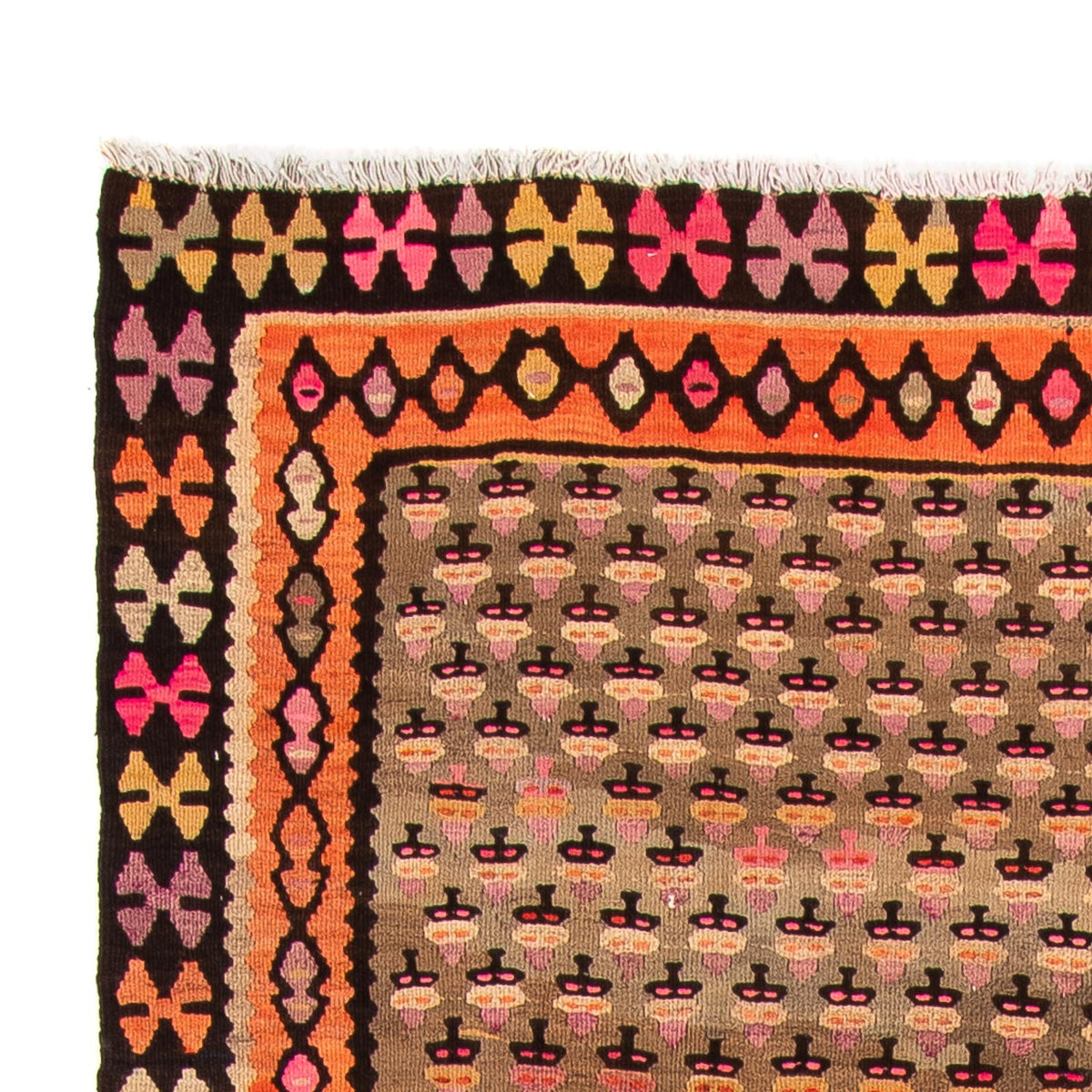 Kelim Teppich Old 160x285cm - mehrfarbig