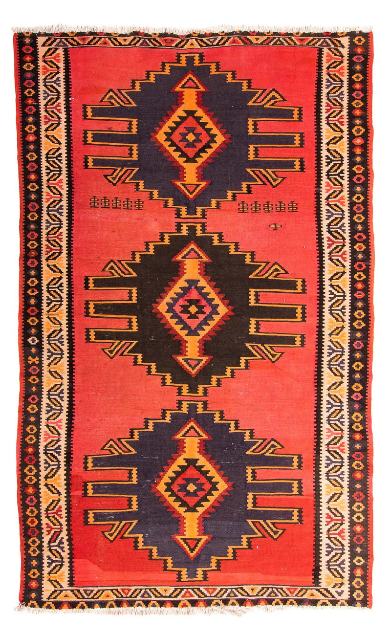 Kelim Teppich Old 160x287cm - mehrfarbig