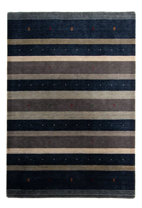 Loribaft Loom Teppich 172x240cm - Wollteppich - dunkelblau – product image